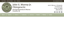 Tablet Screenshot of jmurraychiropracticnj.com